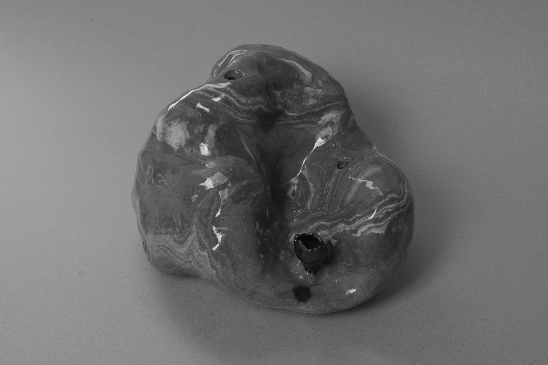 Afterimage, three-quarter view